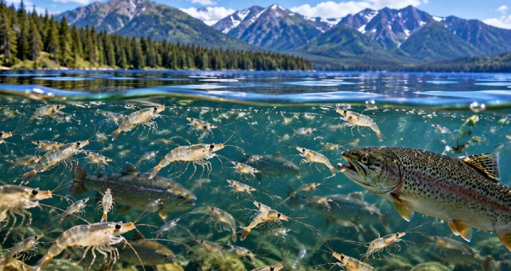 Montana Flathead Gölüne Bırakılan Mysis Karidesleri Sucul Besin Ağını Değiştirdi