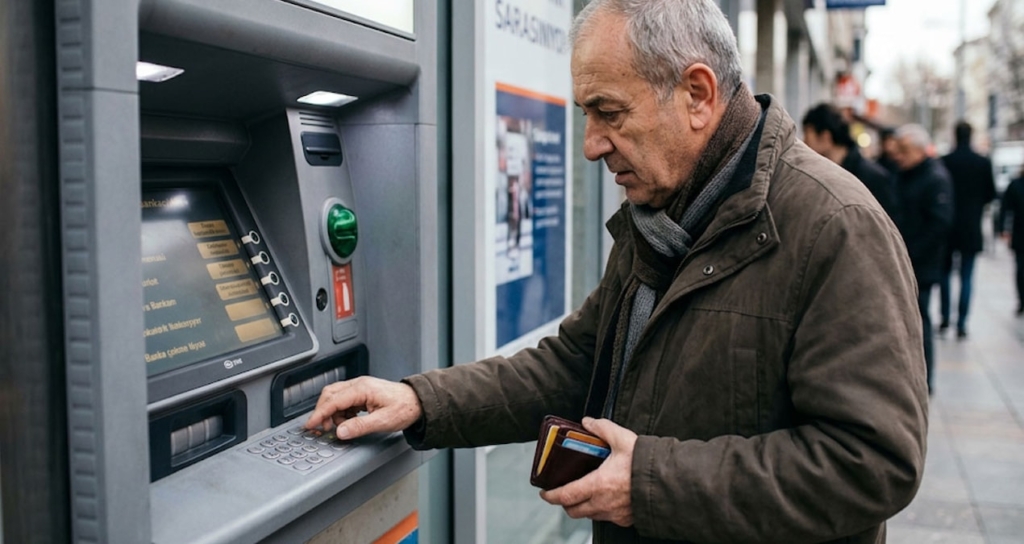 Emekli Maaşı Ödemelerinde ATM Banknot Dağılımı ve Para Çekme Limitlerine Dikkat Çekildi
